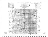 Cedar County Highway Map, Jones County 1988